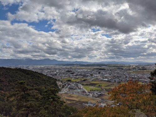 阿賀神社からの滋賀の景色画像