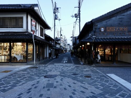 滋賀 黒壁スクエア街並の画像