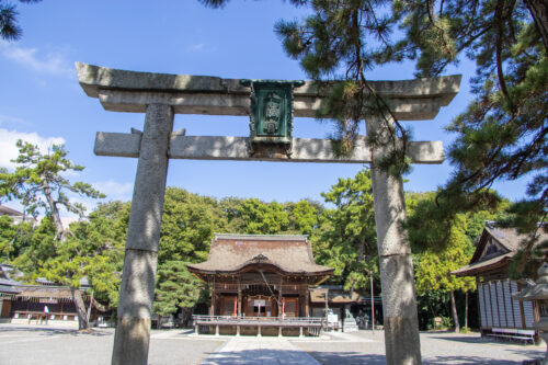 長浜八幡宮 鳥居画像