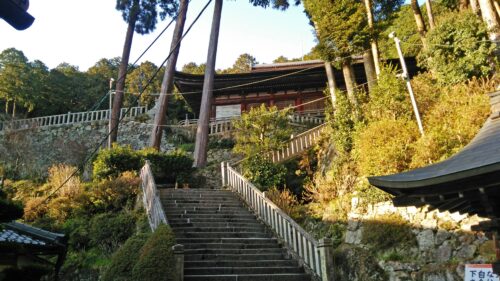 長命寺参道石階段画像