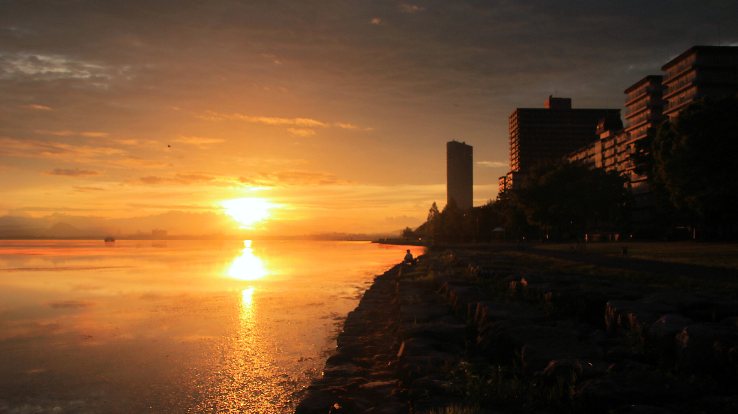 琵琶湖　の景色画像