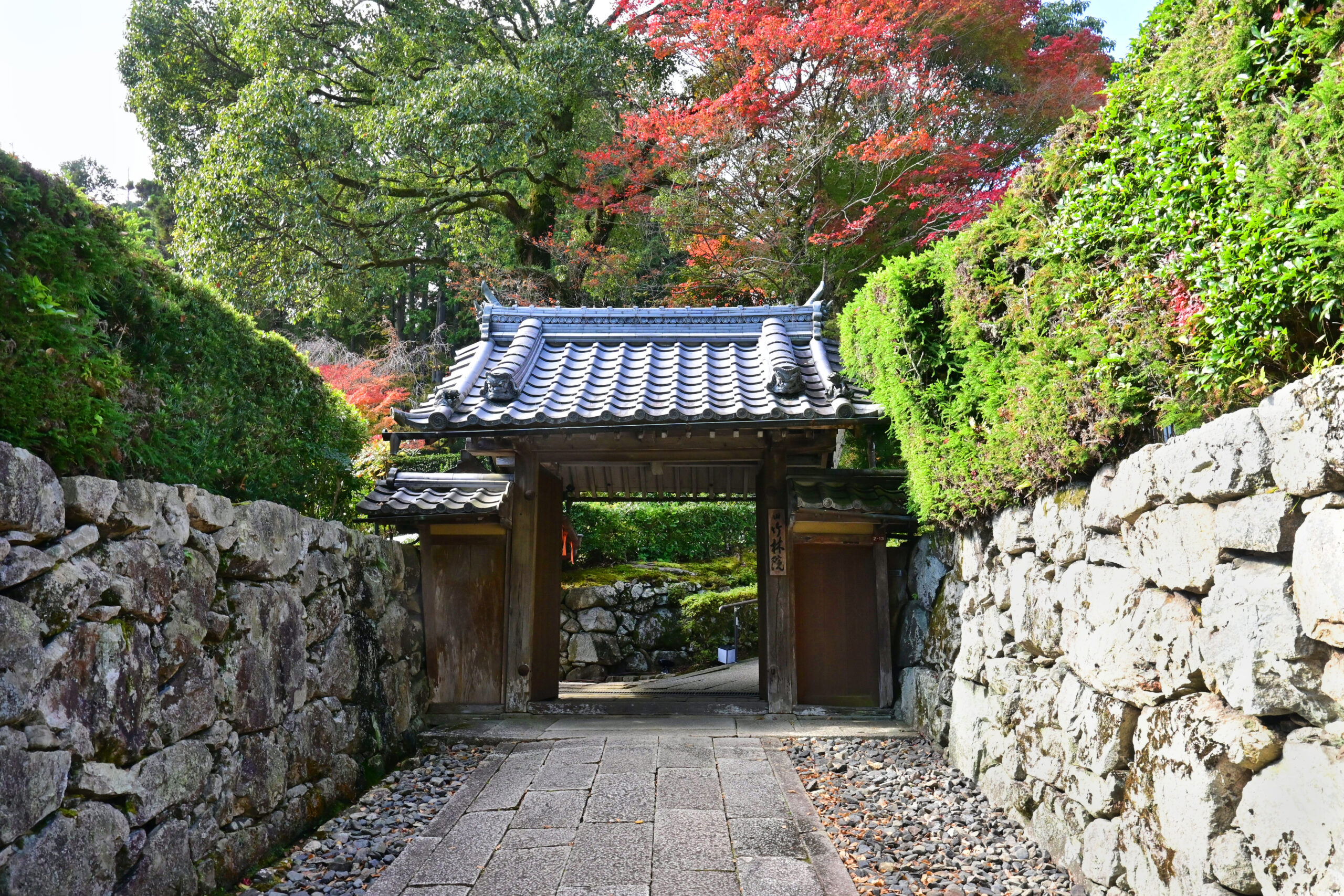 旧竹林院　滋賀山門画像