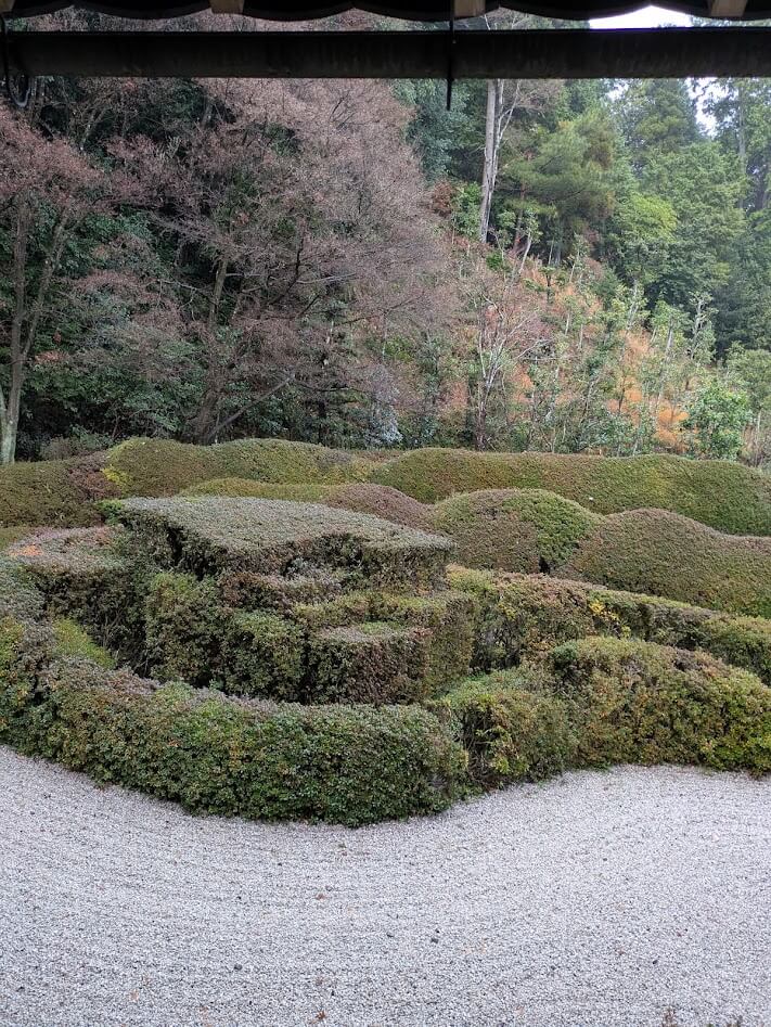 滋賀 甲賀 大池寺 蓬莱庭園 全体