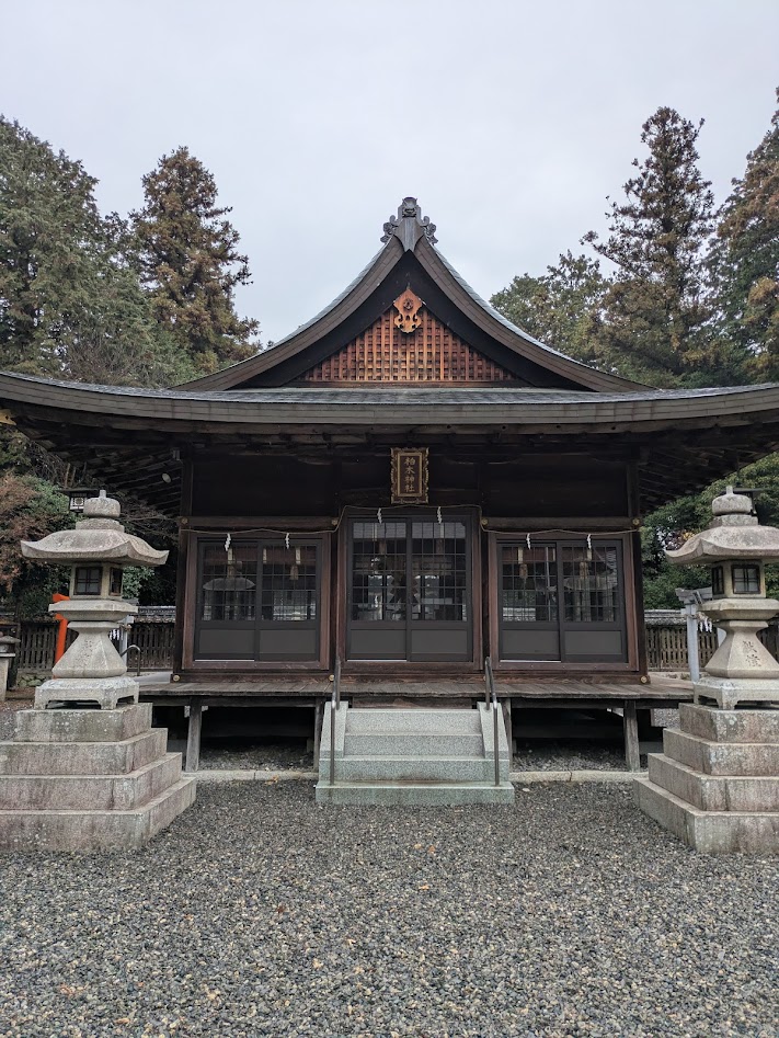 滋賀 柏木神社 幣殿 正面