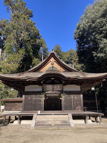 滋賀 油日神社 拝殿全体画像