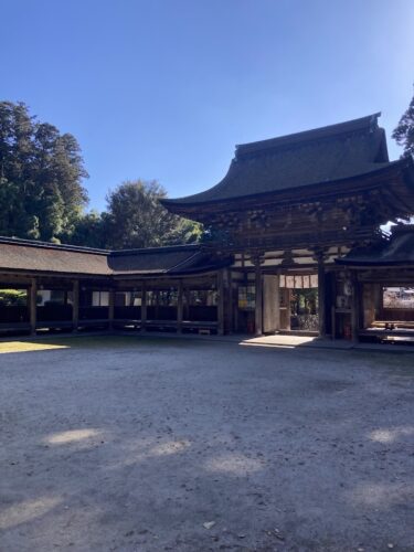 滋賀 甲賀 油日神社 楼門