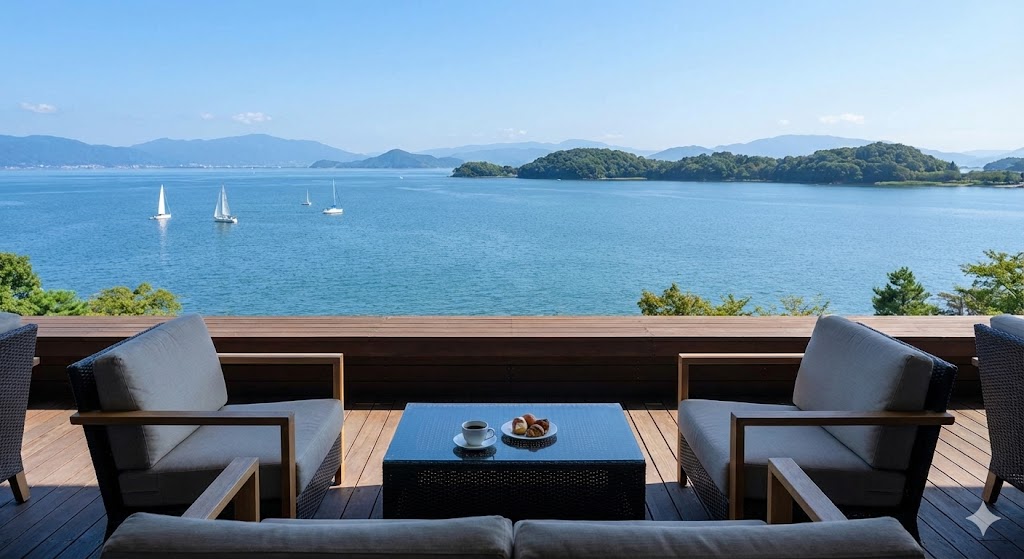 滋賀　琵琶湖　テラスのイメージ画像