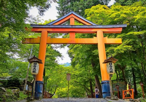 滋賀 日吉大社 鳥居画像