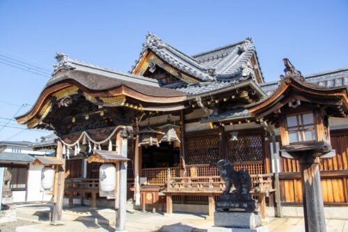 滋賀 豊国神社　本殿アップ画像