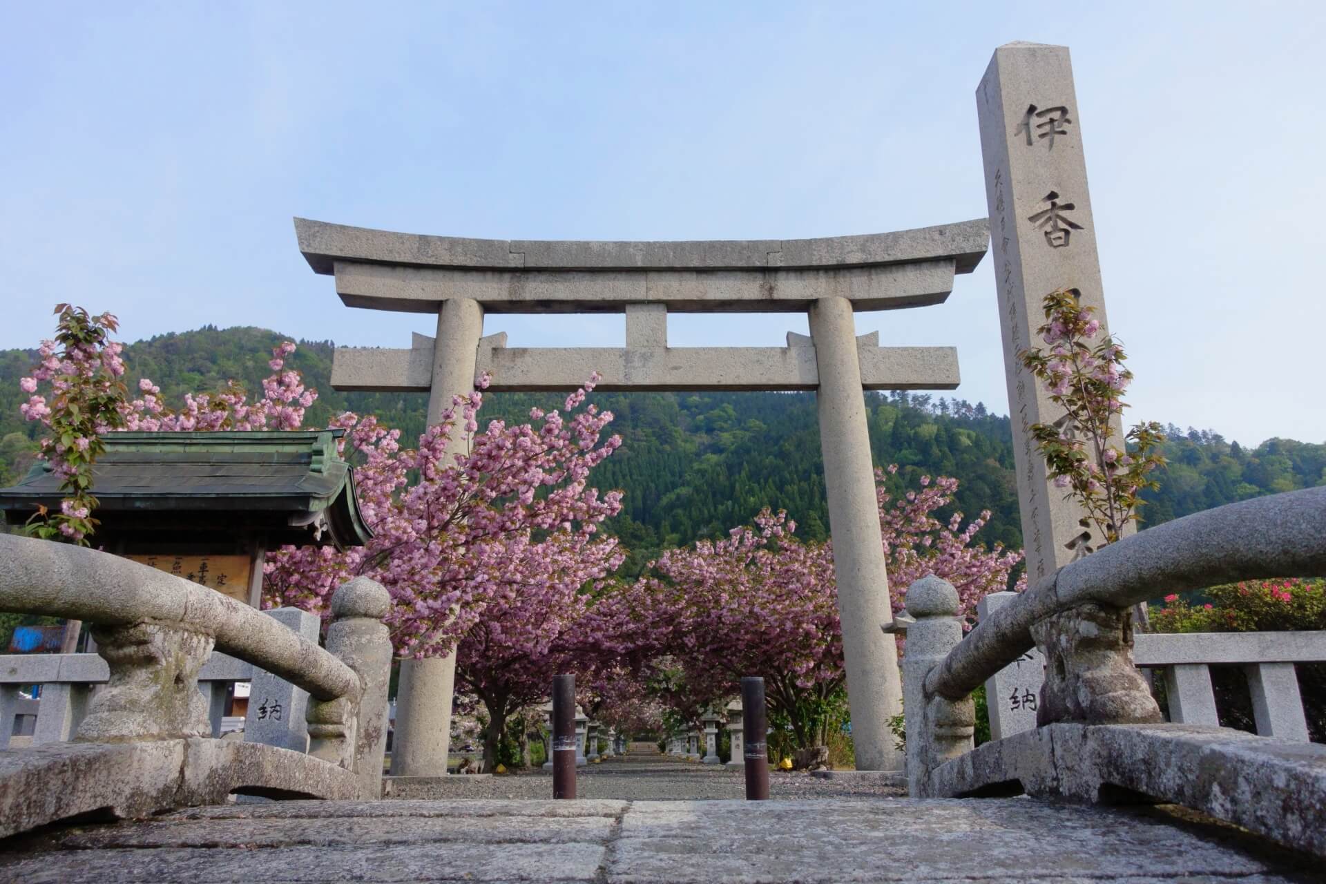 滋賀 伊香具神社　大鳥居画像