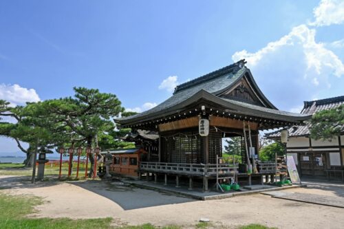 滋賀 唐崎神社　本殿画像