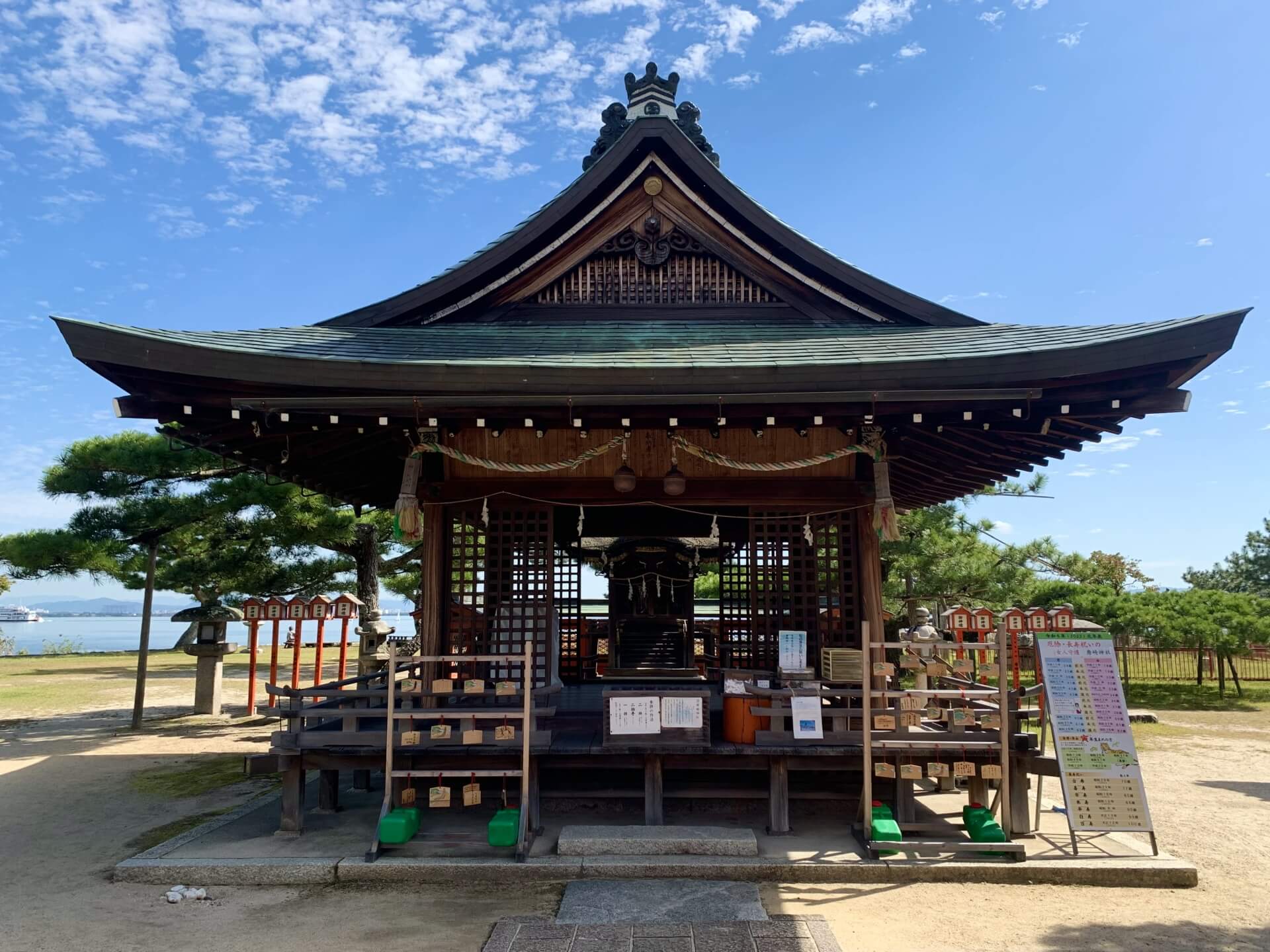 滋賀 唐崎神社　拝殿画像
