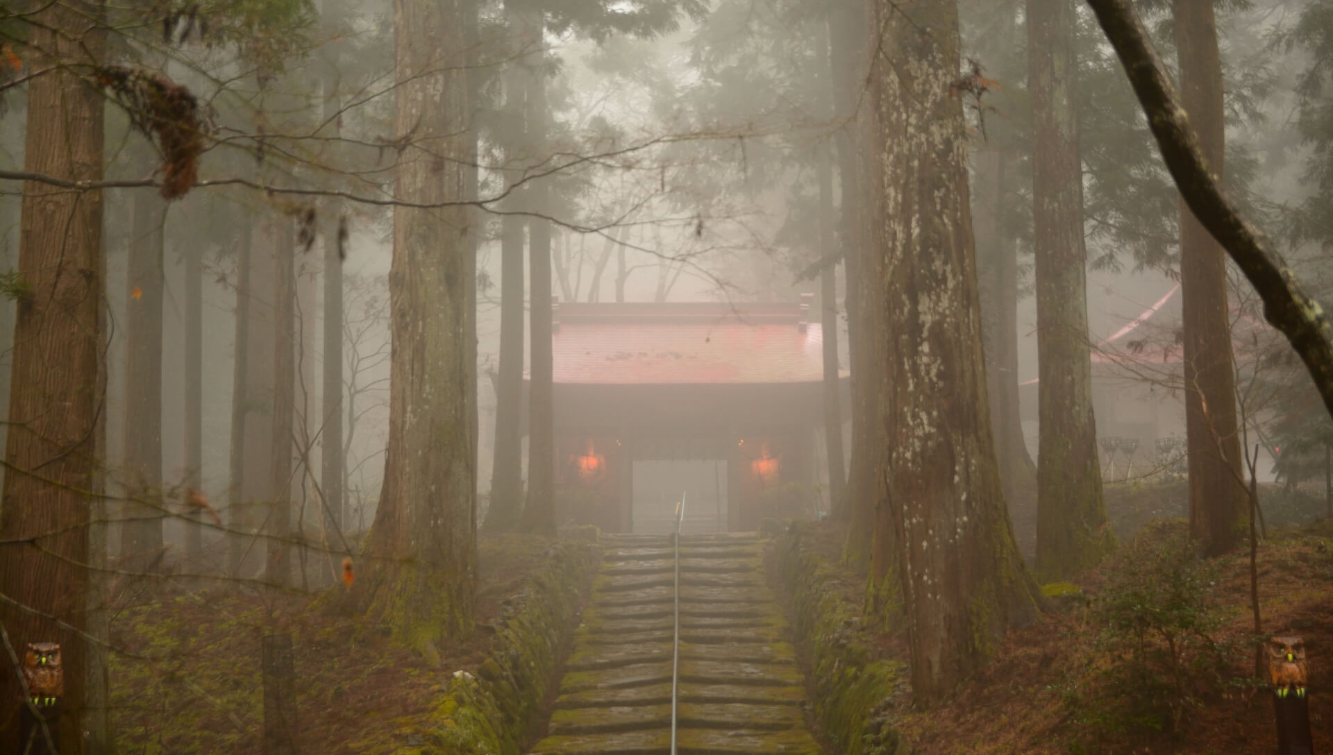 金勝寺　朝靄画像