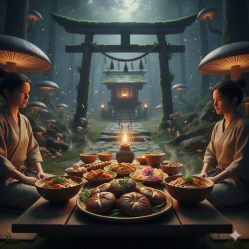 古代のグルメくさびらと菌神社イメージ画像