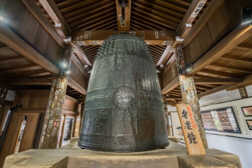 三井寺の弁慶の鐘画像