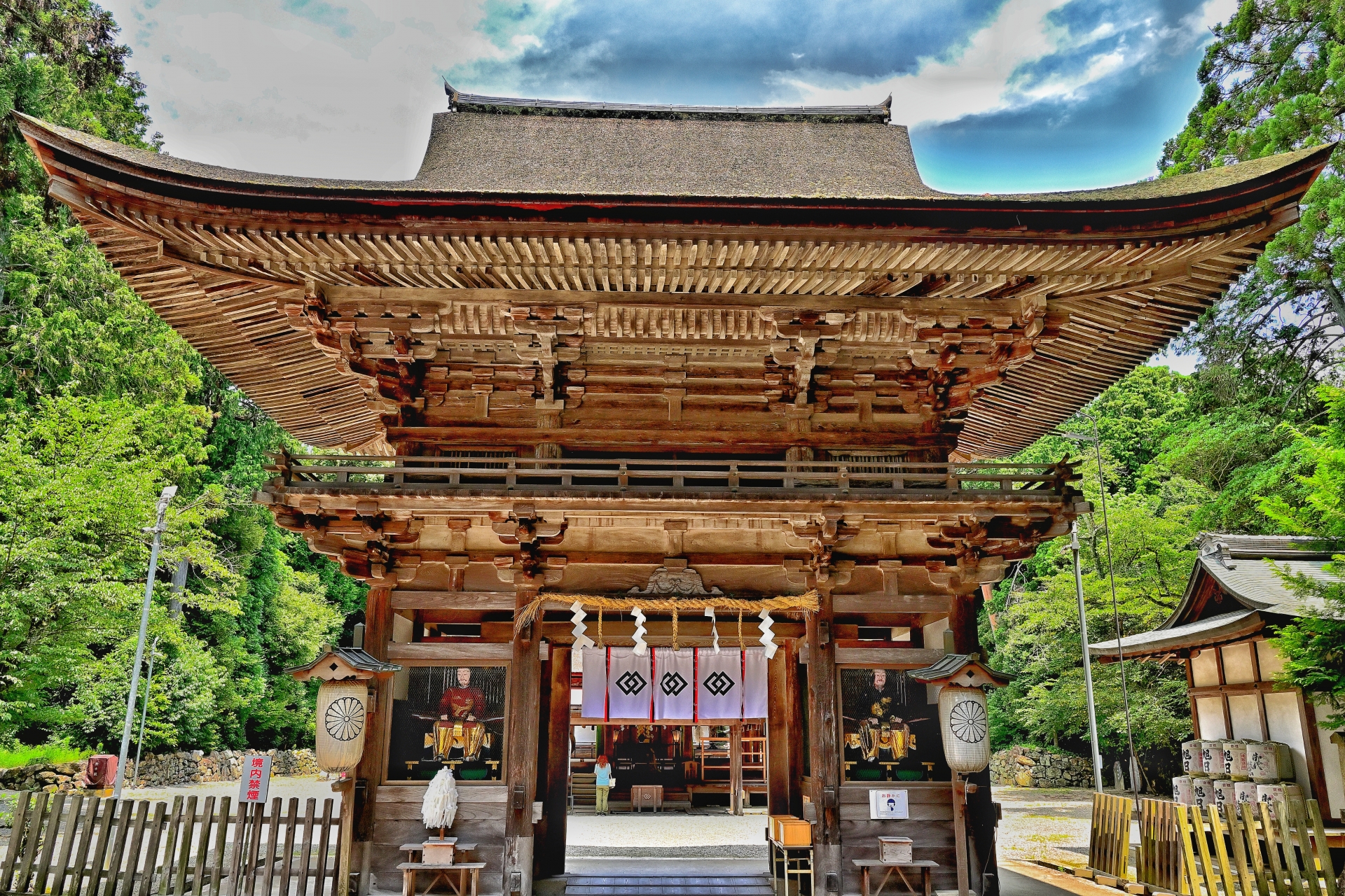 御上神社　楼門画像