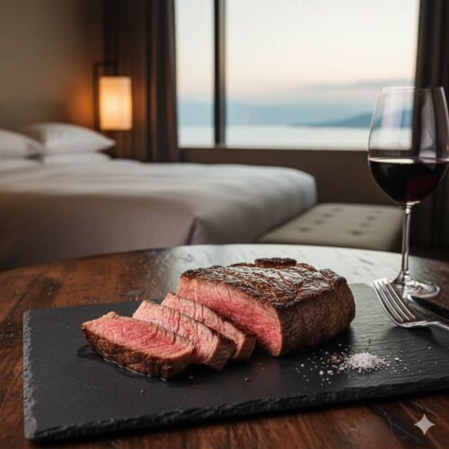 近江牛　ステーキ画像