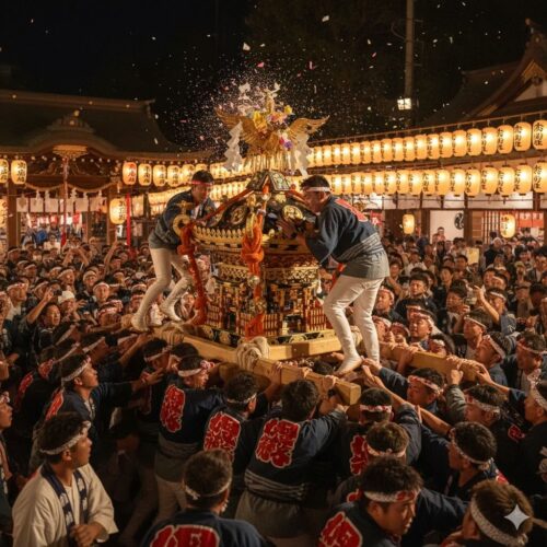 大鳥神社　花奪い祭りイメージ画像