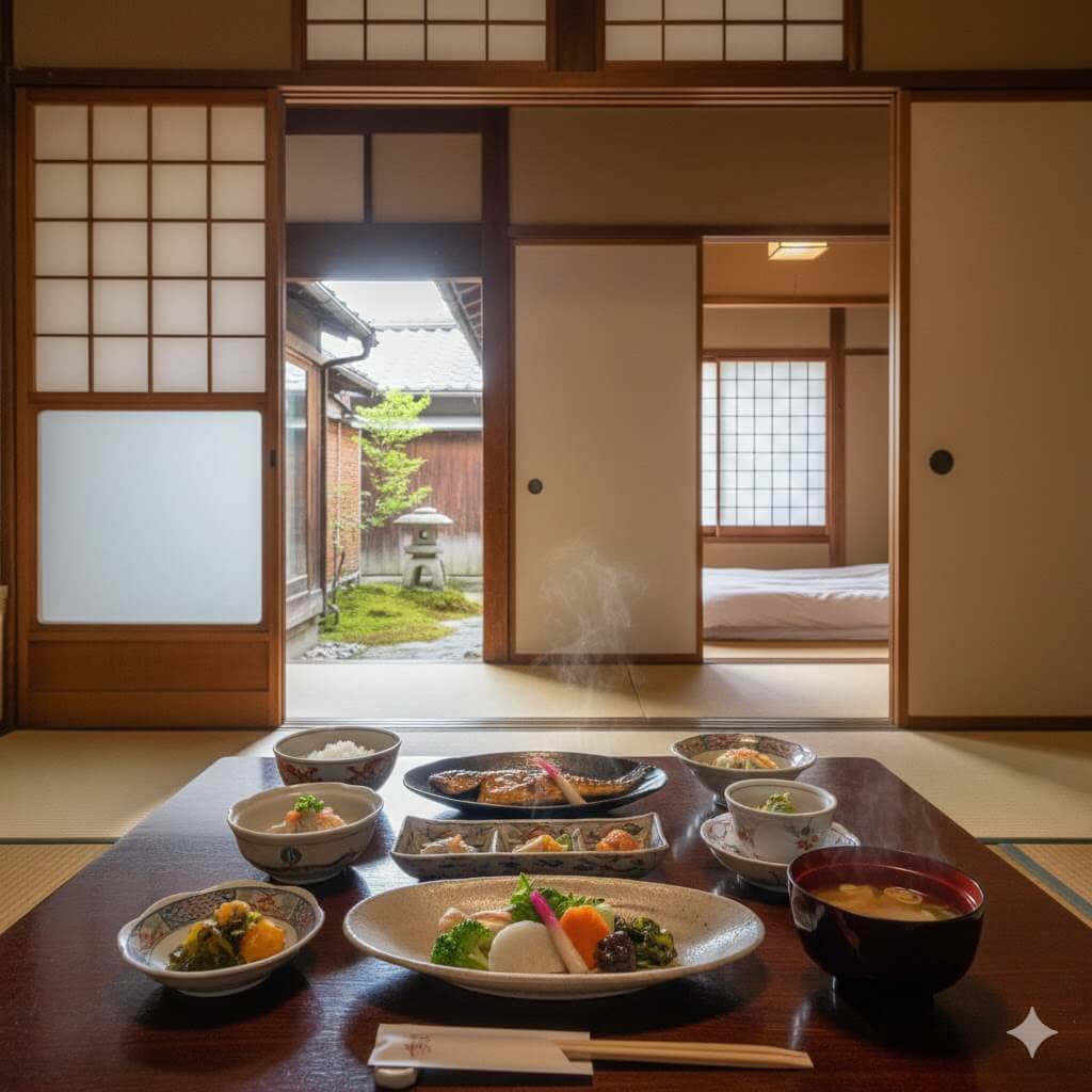 ランチと宿のイメージ画像