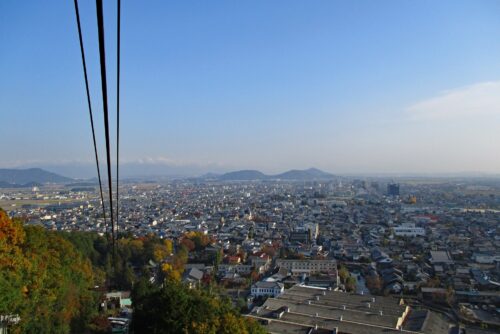 ロープウェーからの眺望画像