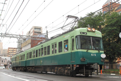 京阪電車 石山坂本線の風景