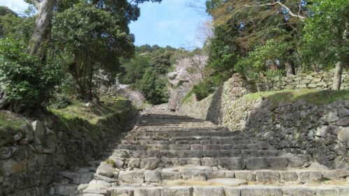 滋賀 総見寺　石階段画像