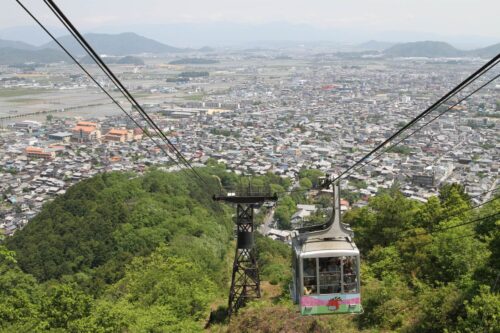滋賀　八幡山ロープーウェ眺望画像