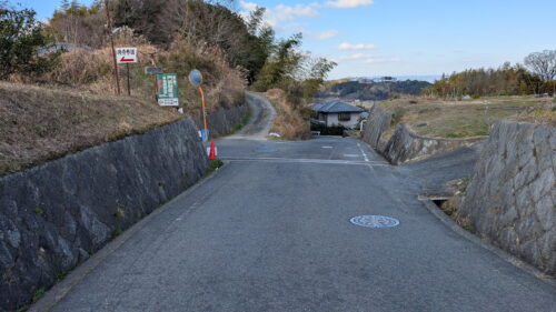 奈良 飛鳥 岡寺 駐車場への道③