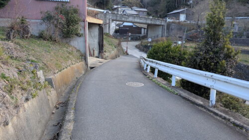 奈良 飛鳥 岡寺 駐車場への道⑤