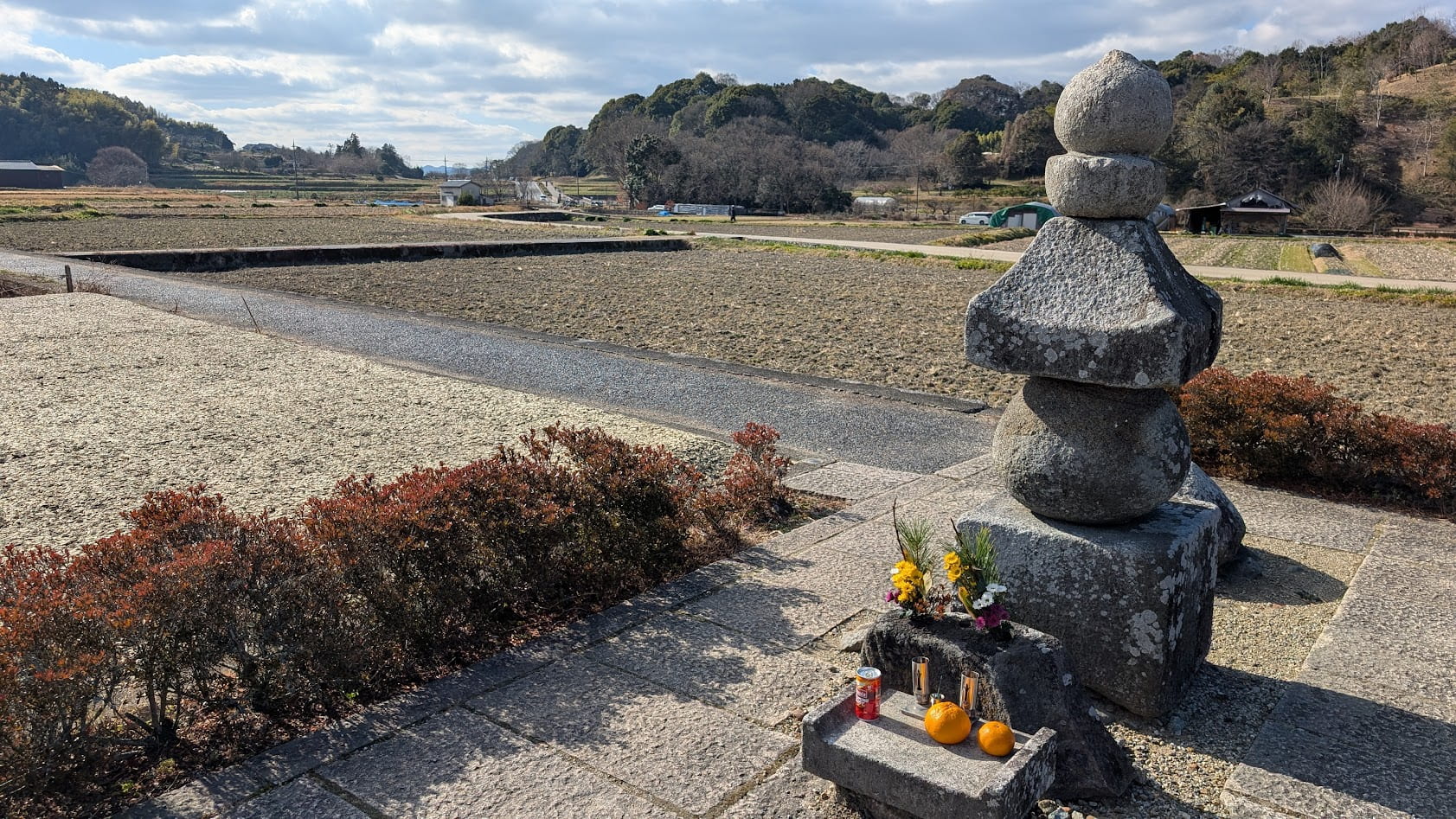 奈良 明日香 蘇我入鹿の首塚③