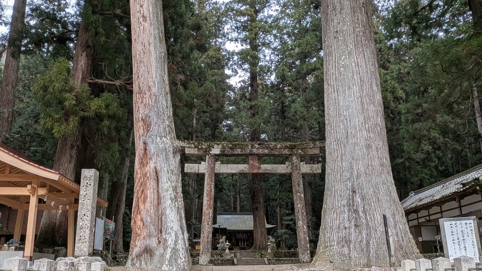 奈良 室生 龍穴神社 境内内全体