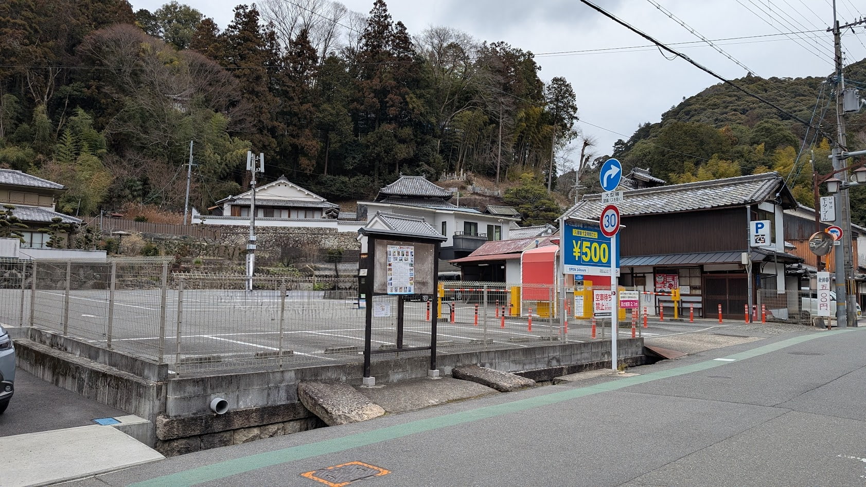 奈良 長谷寺 駐車場③