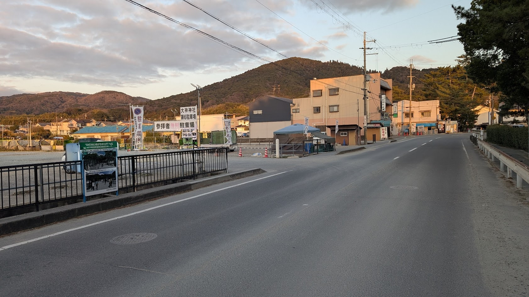 奈良 桜井 大神神社 第六駐車場