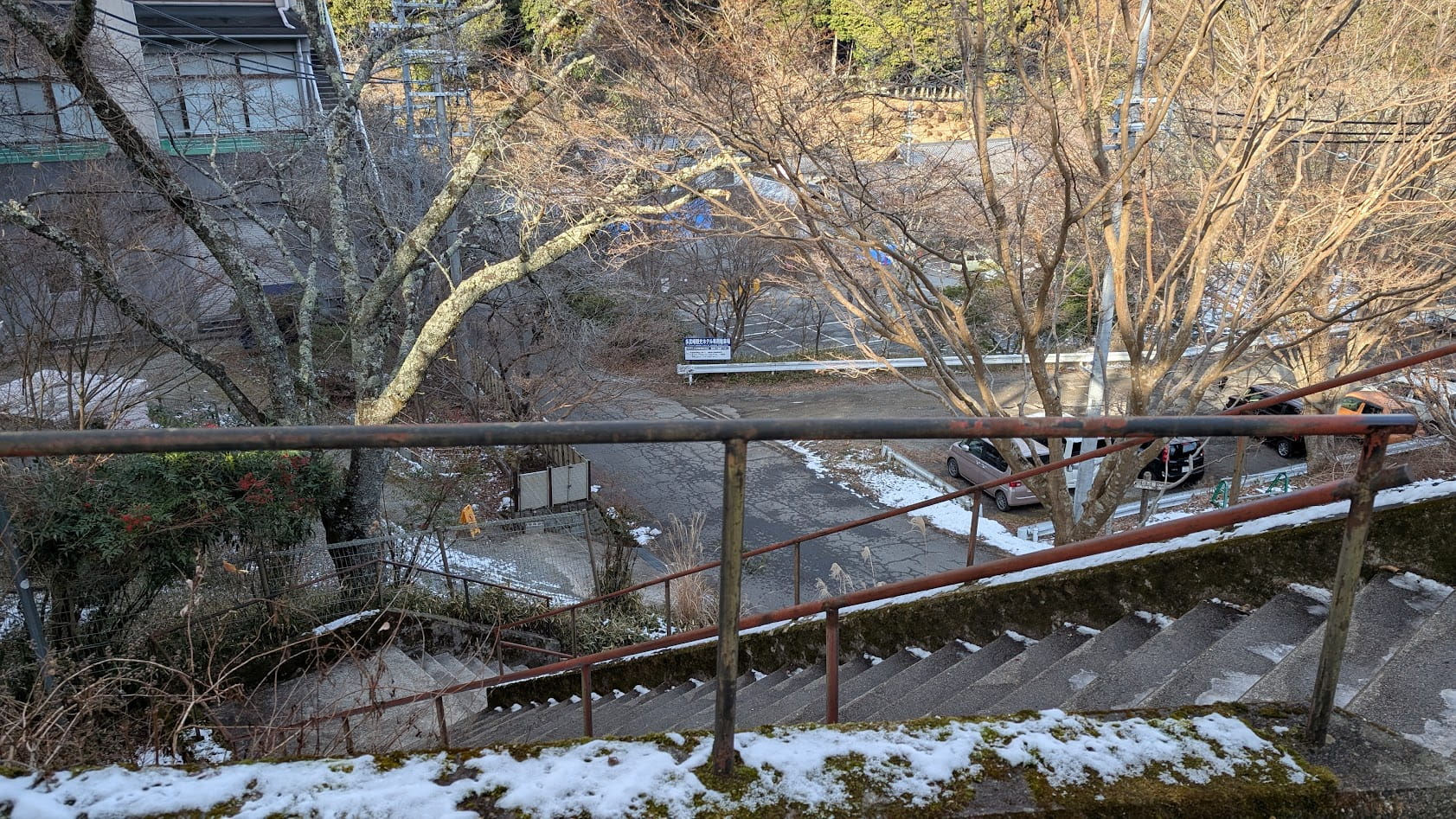 奈良 談山神社 無料駐車場からの道③