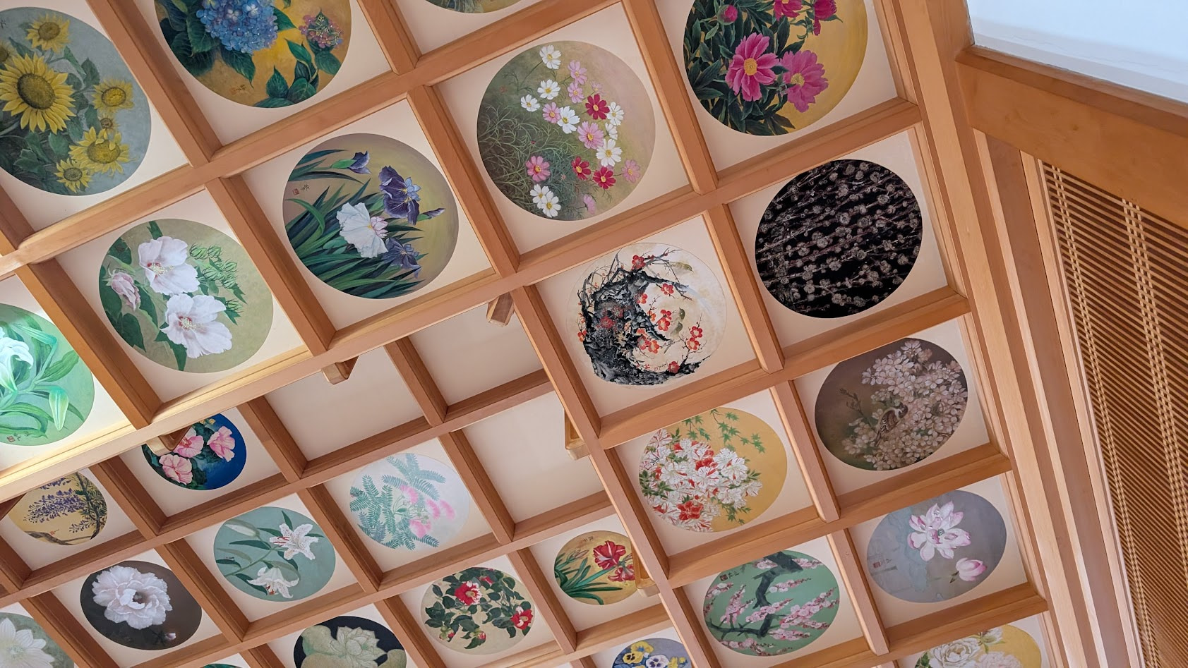 奈良 明日香 橘寺 天井画③