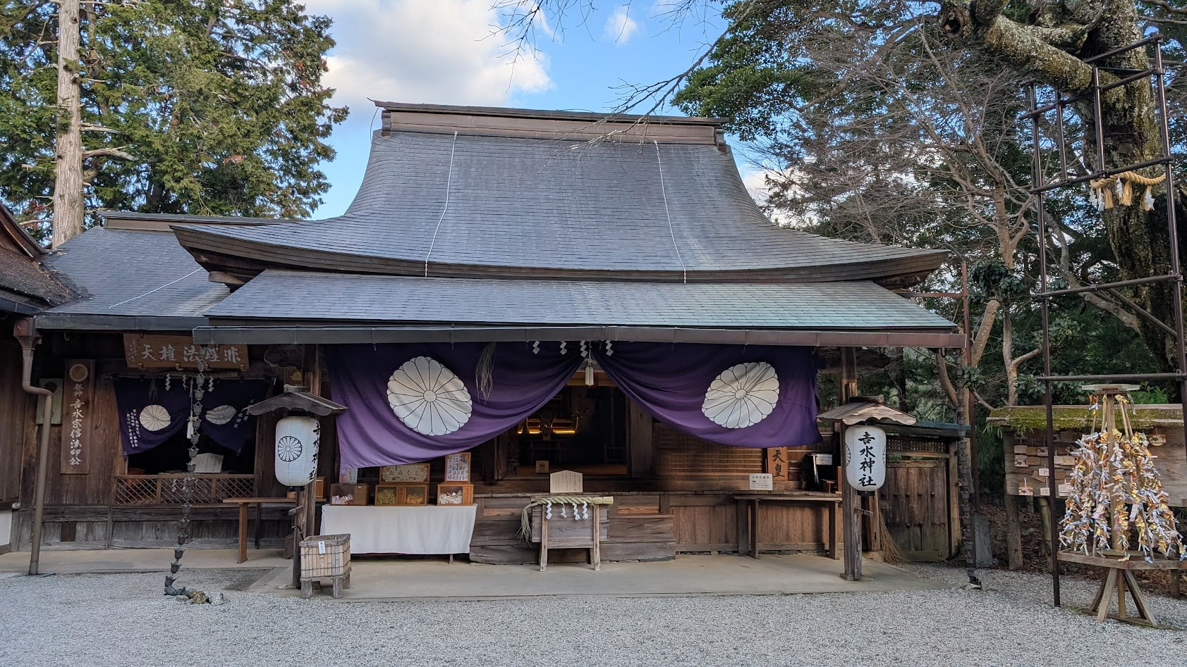 奈良 吉野 吉水神社 拝殿
