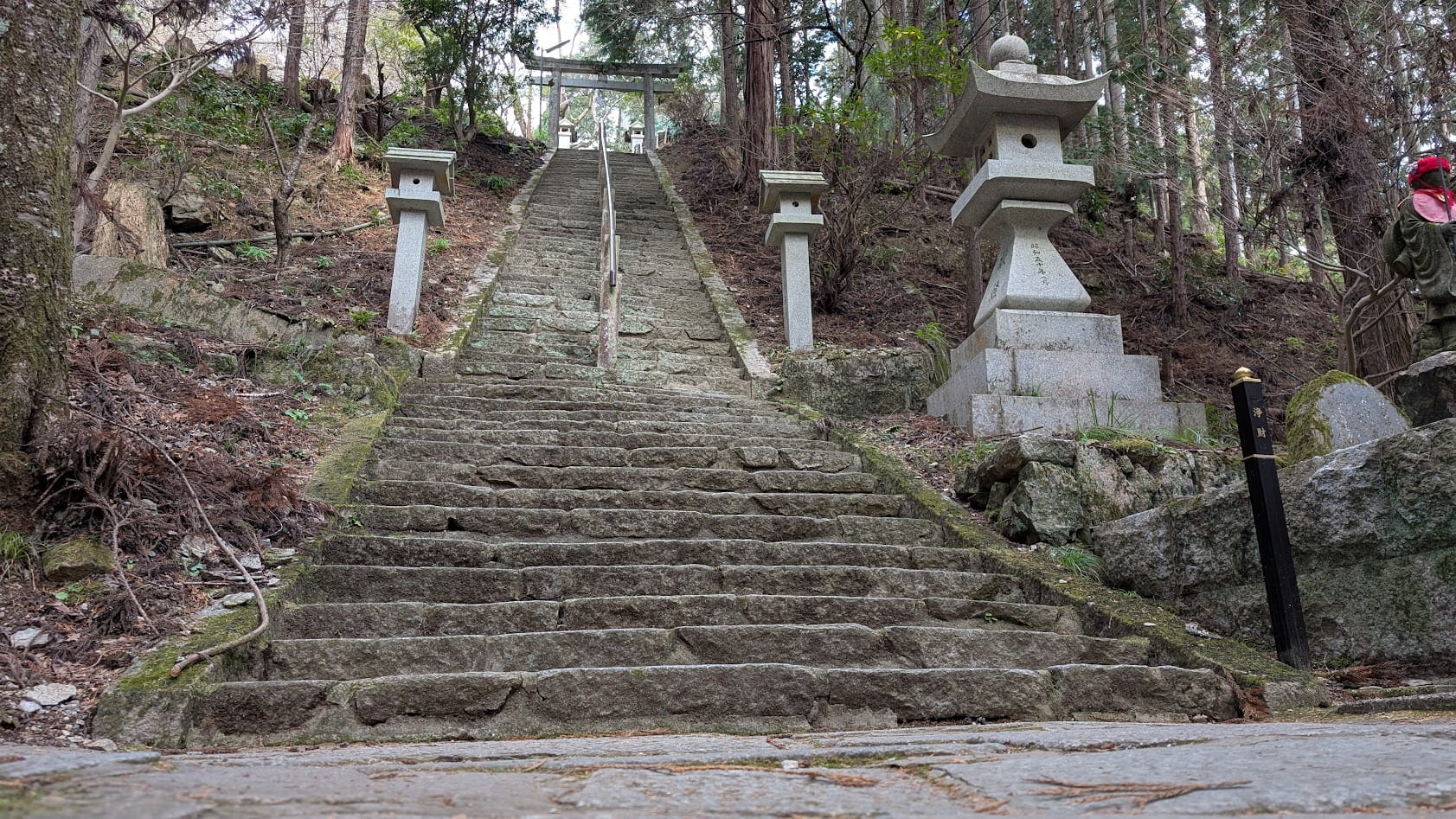 奈良 脳天大神 石階段 ②