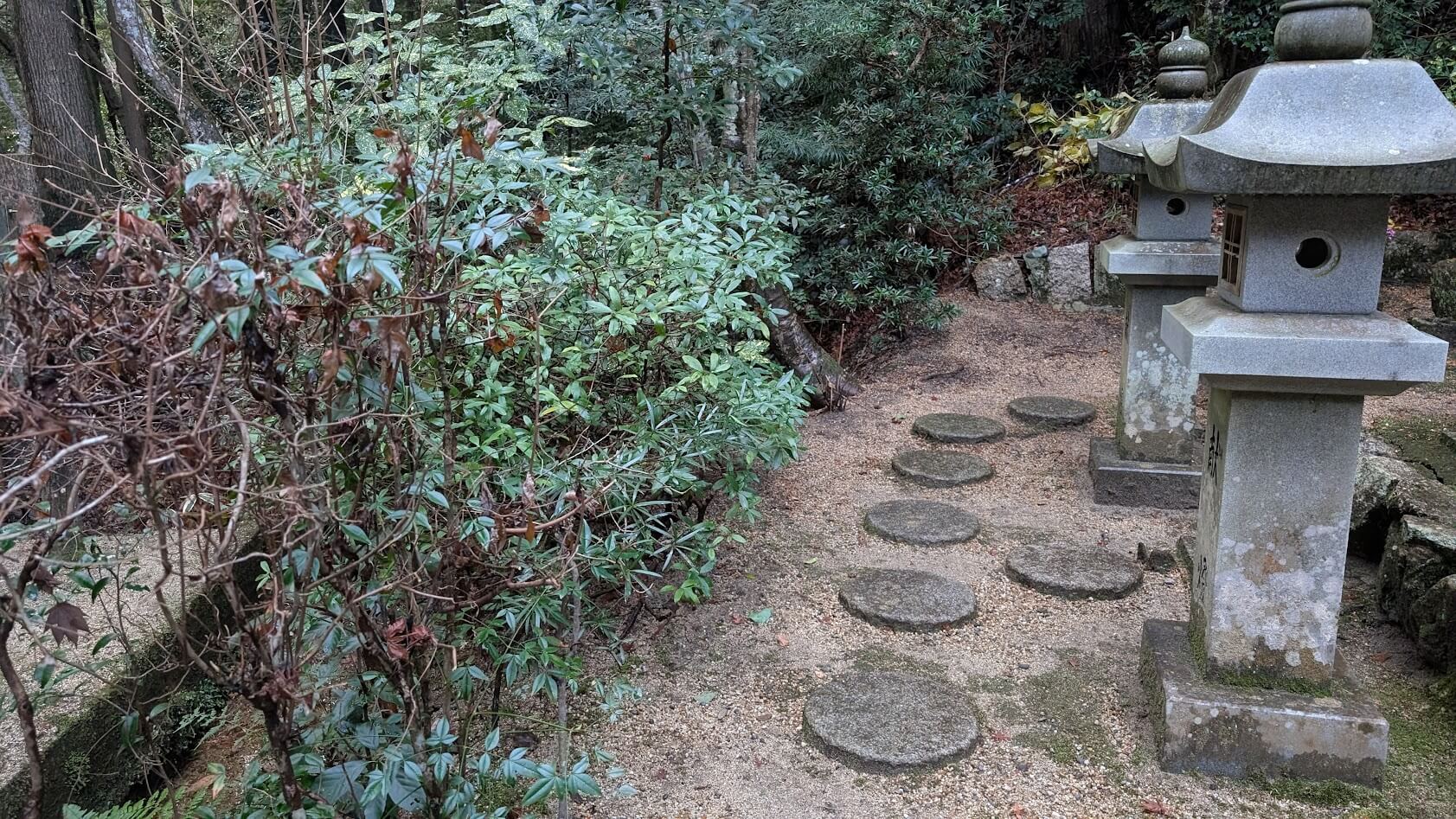 滋賀 湖南市 岩根山不動 境内内 庭園