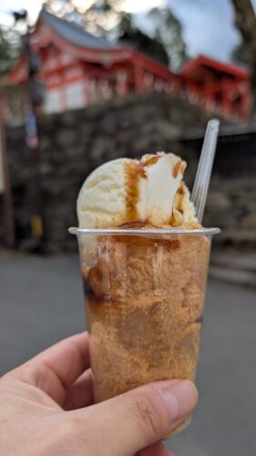 静香亭 葛もちアイス