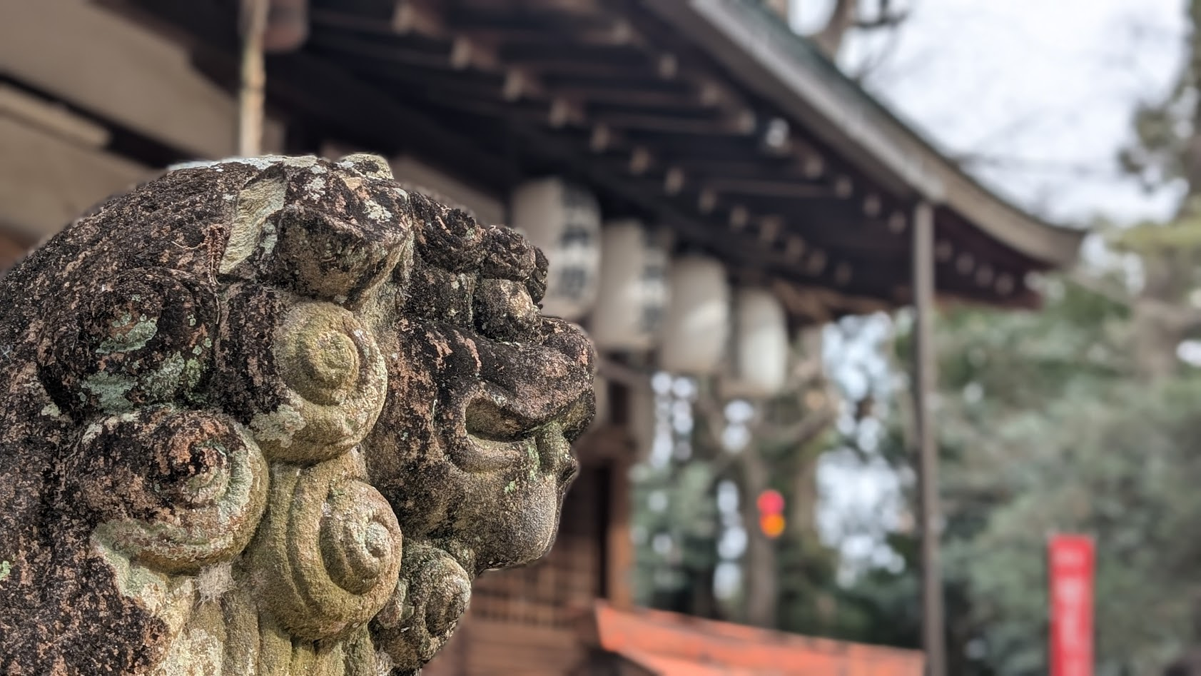 奈良 村屋神社 狛犬