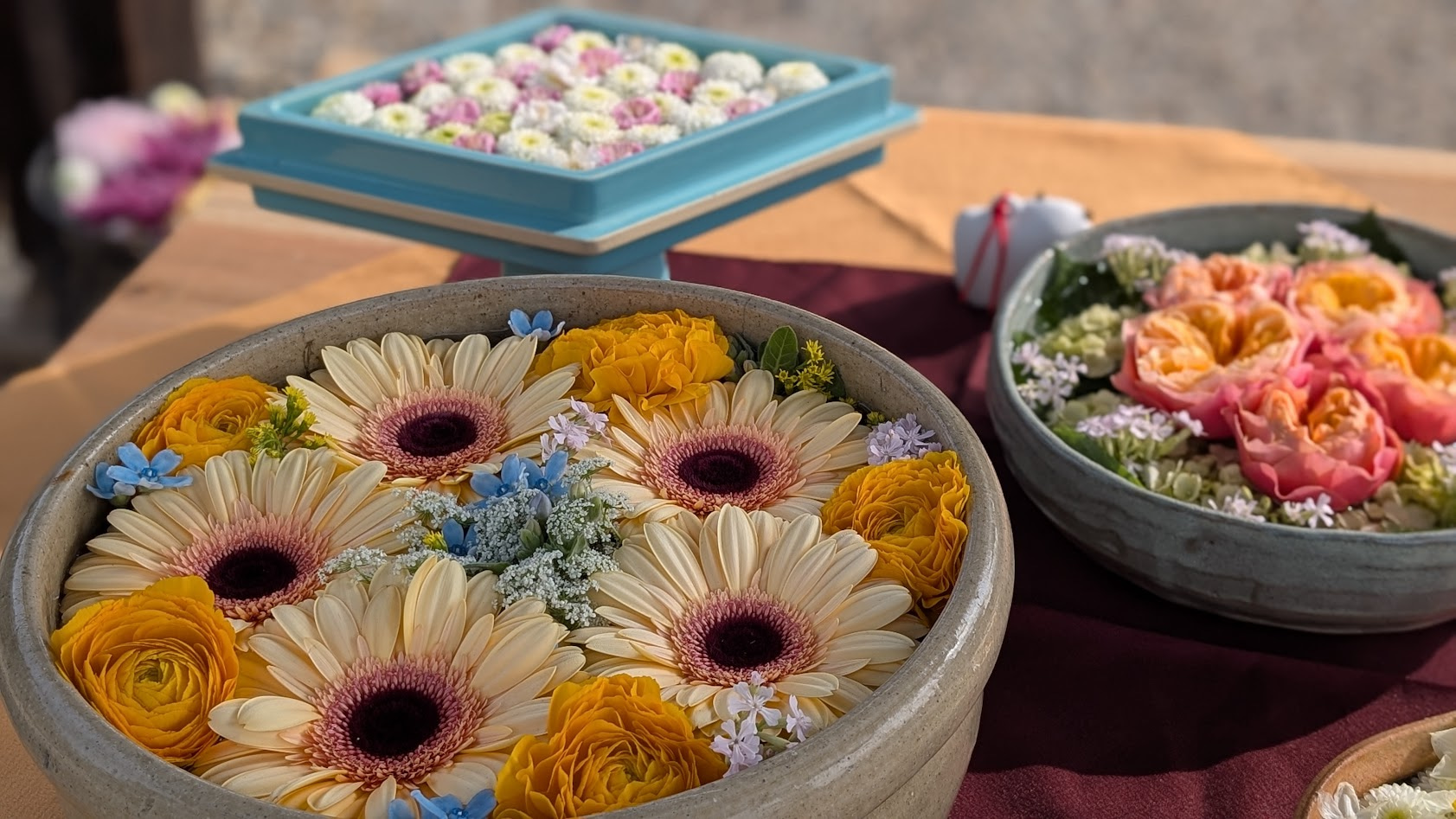 奈良 菅原天満宮 手水舎 アップ